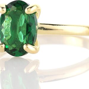 Anillo esmeralda oro mano - Regalo especial - Anemone Jewelry