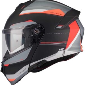 MT Helmets Genesis SV – Casco modular con visor solar y DOT/ECE