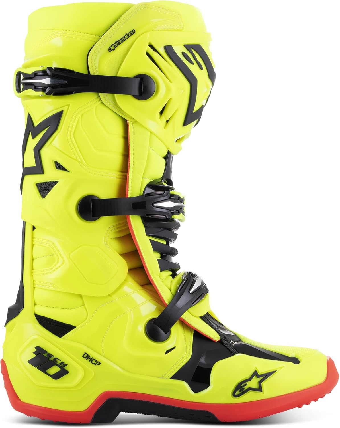 Alpinestars Tech 10 Botas motocross Amarillo 43