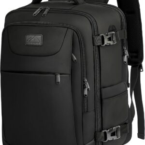 Mochila viaje cabina avión 40x20x25 para Ryanair - 20L negro