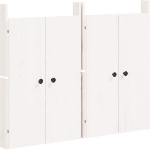Puertas cocina exterior MEPPEL vidaXL 2 uds, madera pino blanco