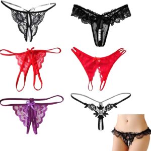 Tangas de encaje para mujer | Pack 6 unidades MAXMURYS