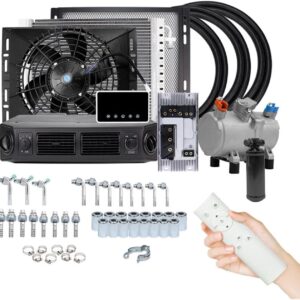 Compresor aire acondicionado 12V/24V universal para coche