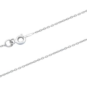 Cadena de plata 925 rodiada diamantada MYSTIC JEWELS