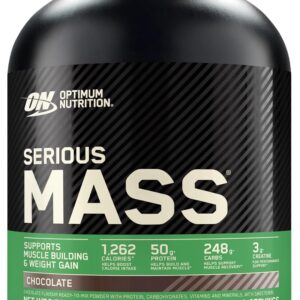 ON Serious Mass Chocolate 2,73 kg – Proteína Gainer 1.250 kcal