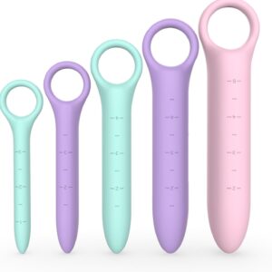 Dilatadores vaginales progresivos de silicona (5 piezas)