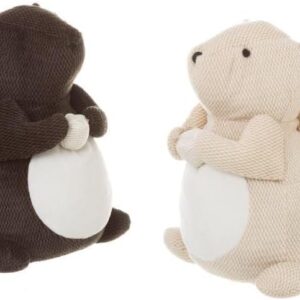 Topes de puerta Ardillas LOLAhome beige y marrón (set de 2)