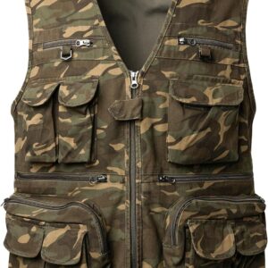 Chaleco pesca hombre multibolsillos Oralidera