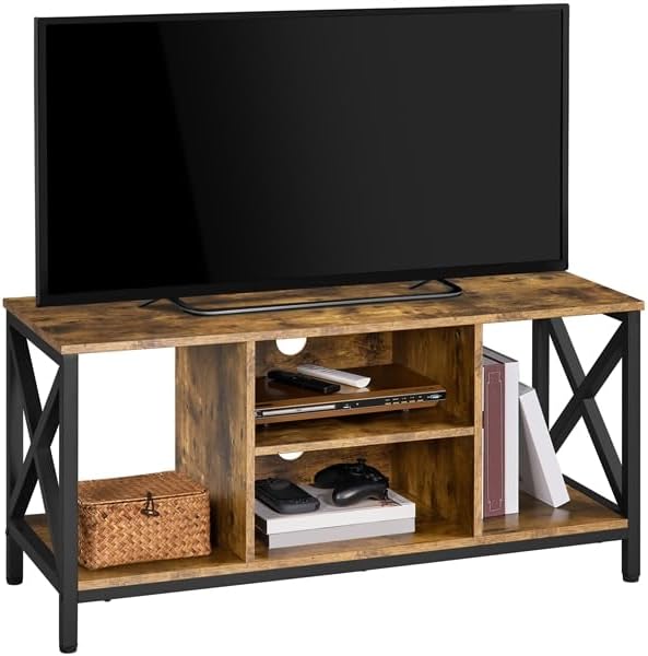Yaheetech Mueble TV hasta 45 pulgadas - Madera marrón