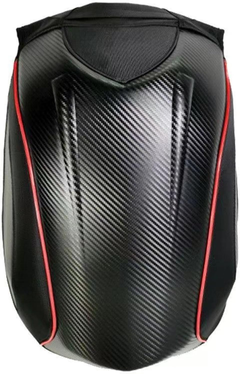 Mochila moto 30-48L fibra carbono con casco