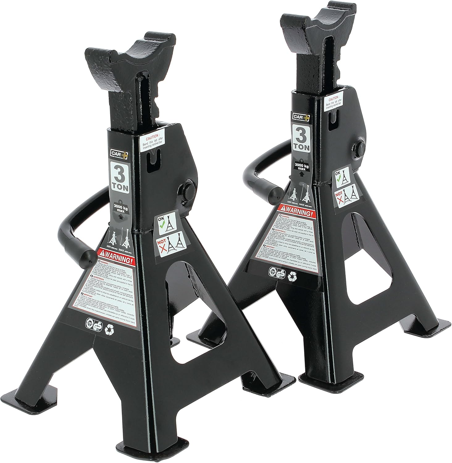 Caballetes S SUMEX 3T para coche - Set 2 unidades
