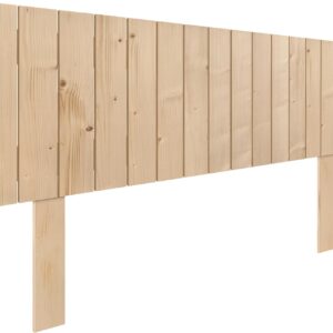 Cabecero de madera natural de pino estilo palet (150x115 cm)