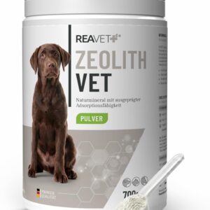 Zeolita ReaVET 94% clinoptilolita para mascotas – 700 g