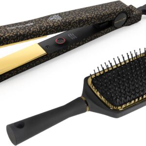 Corioliss C-Style: Plancha de titanio con cepillo incluido