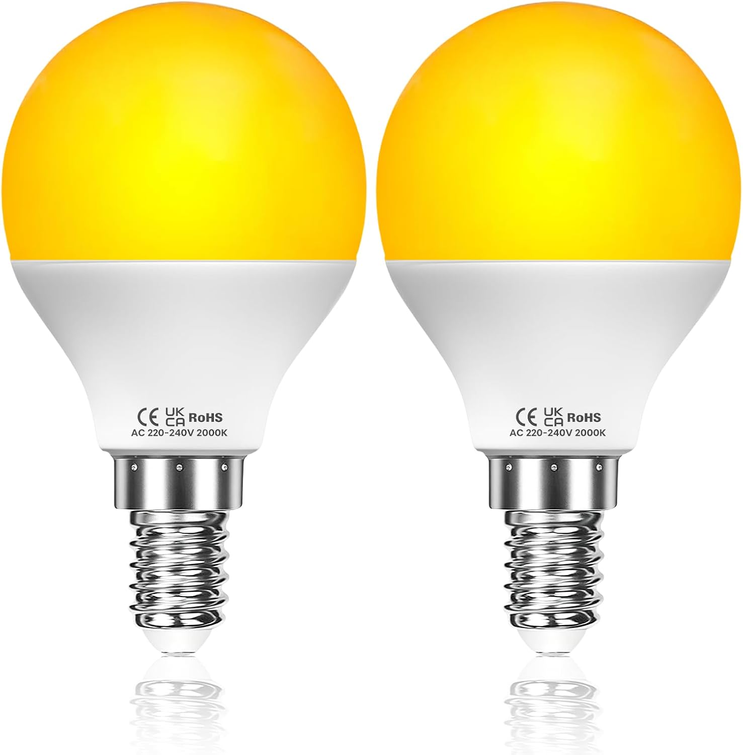 Klarlight LED 3W E14 2000K, luz cálida sin azul 2 uds.