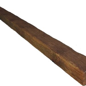 Viga de poliuretano imitación madera castaño