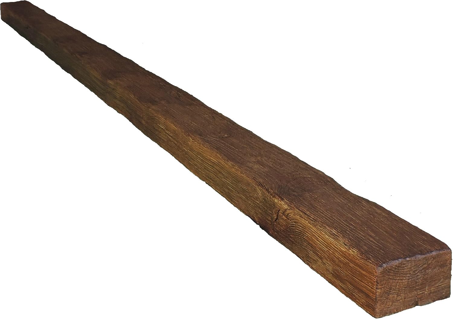 Viga de poliuretano imitación madera castaño