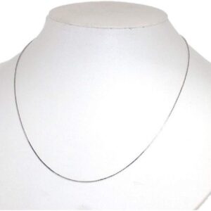 Collar de plata de ley 925, cadena fina Made in Italy