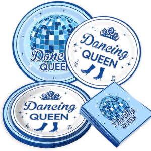 Platos y servilletas Dancing Queen - Decoración de fiesta Mamma Mia