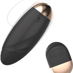 Vibrador con mando Ninonly 10 modos y control remoto negro