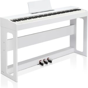 LEADZM Piano Digital 88 Teclas Contrapesado con Bluetooth y MIDI