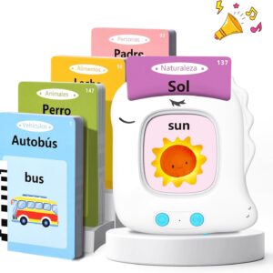 Tarjetas parlantes educativas bilingües VISATOR 2+ años