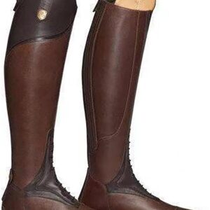 Botas ecuestres caballero 46 marrón QIeAny