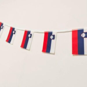 Guirnalda Eslovenia 40 banderas 11,4 m - Decoración patriótica