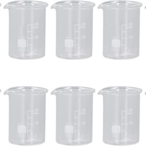 Juego 10 vasos precipitados 25ml vidrio borosilicato