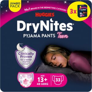 Huggies DryNites Pañales Nocturnos Niña 13+ (3 packs)