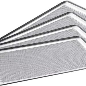 Bandejas perforadas de aluminio 60x40 cm - Set 4 unidades