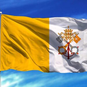 Bandera Vaticano Oedim 85x150 cm reforzada y resistente