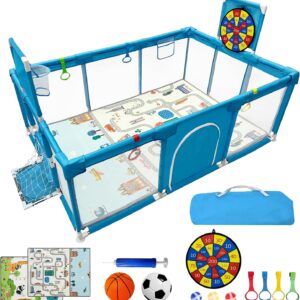 Parque infantil BabyJoy 120x180 cm con accesorios