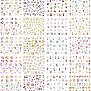 Pegatinas para uñas 40 uds. HUVZOR Nail Art Diseño animado