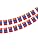 Banderines Mongolia 40 uds. – Guirnalda nacional 11.4 m para decoración