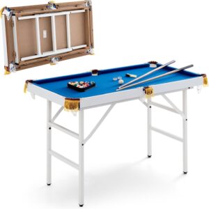 Mesa de billar plegable COSTWAY con accesorios completos