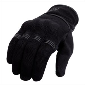 Guantes de moto Moore I Speed Negro - Verano, Protección CE Nivel 1