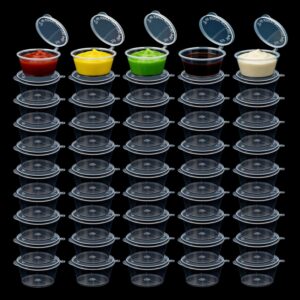 Pack 50 envases plástico 50ml con tapa, Sixinfeto