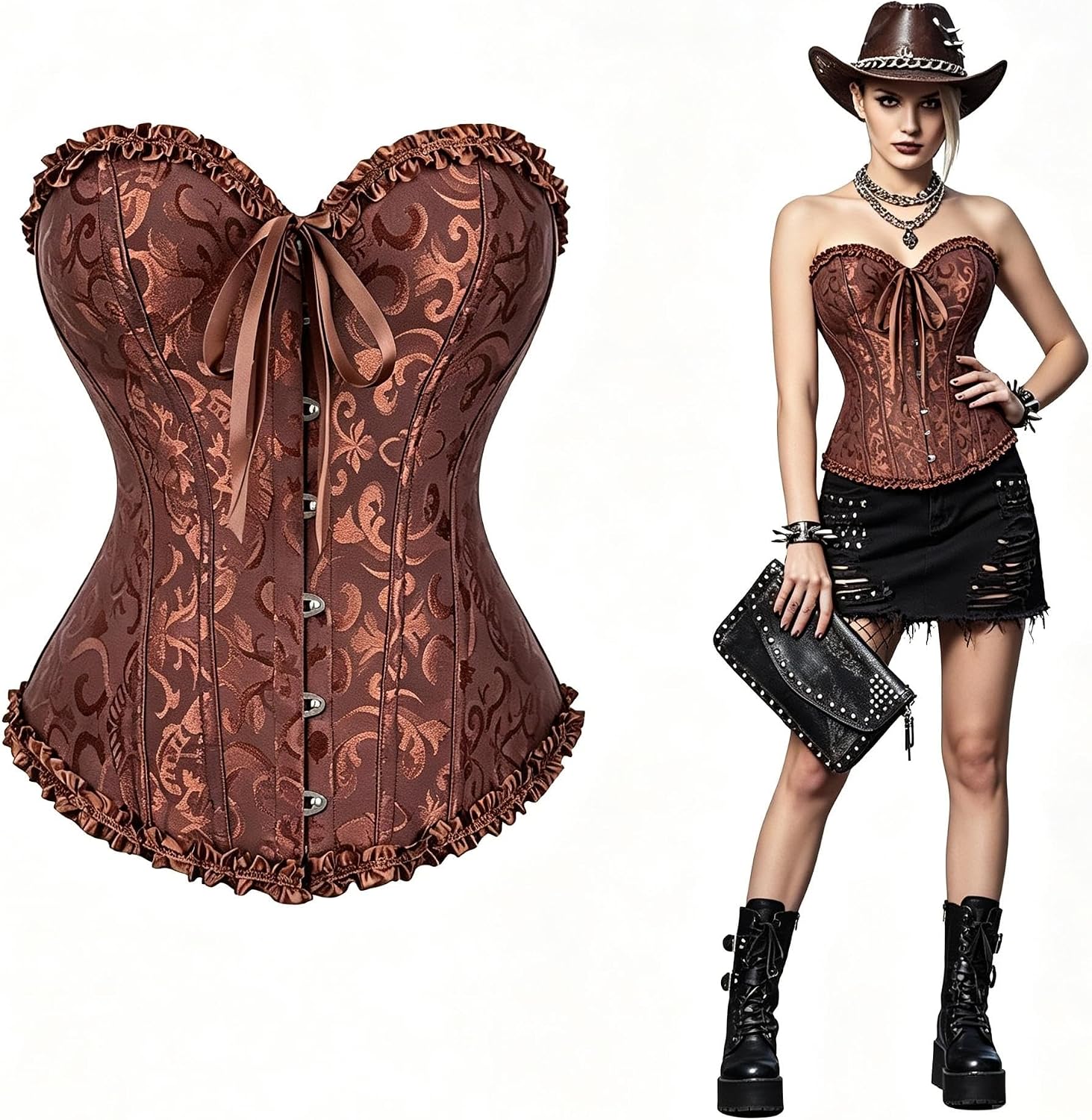 Corsé femenino elegante con efecto moldeador SilverChry