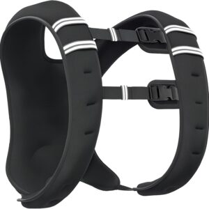 HOMCOM Chaleco Lastrado 5 kg Negro - Entrenamiento de Fuerza