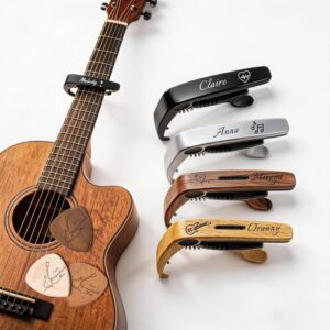 Cejilla para guitarra personalizada RSQGT con grabado