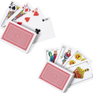 Juego 2 Barajas: Española (50) + Francesa (54) con Estuche