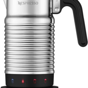 NESPRESSO Aeroccino 4: Espumador de leche eléctrico plateado