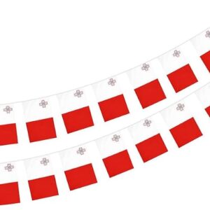 Bandera Malta 40 unidades - Guirnalda 11.4 m