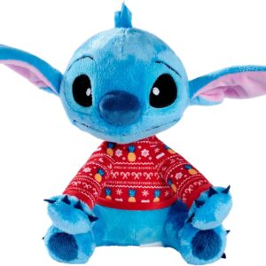 Stitch peluche navidad 25 cm con jersey rojo - Simba Disney