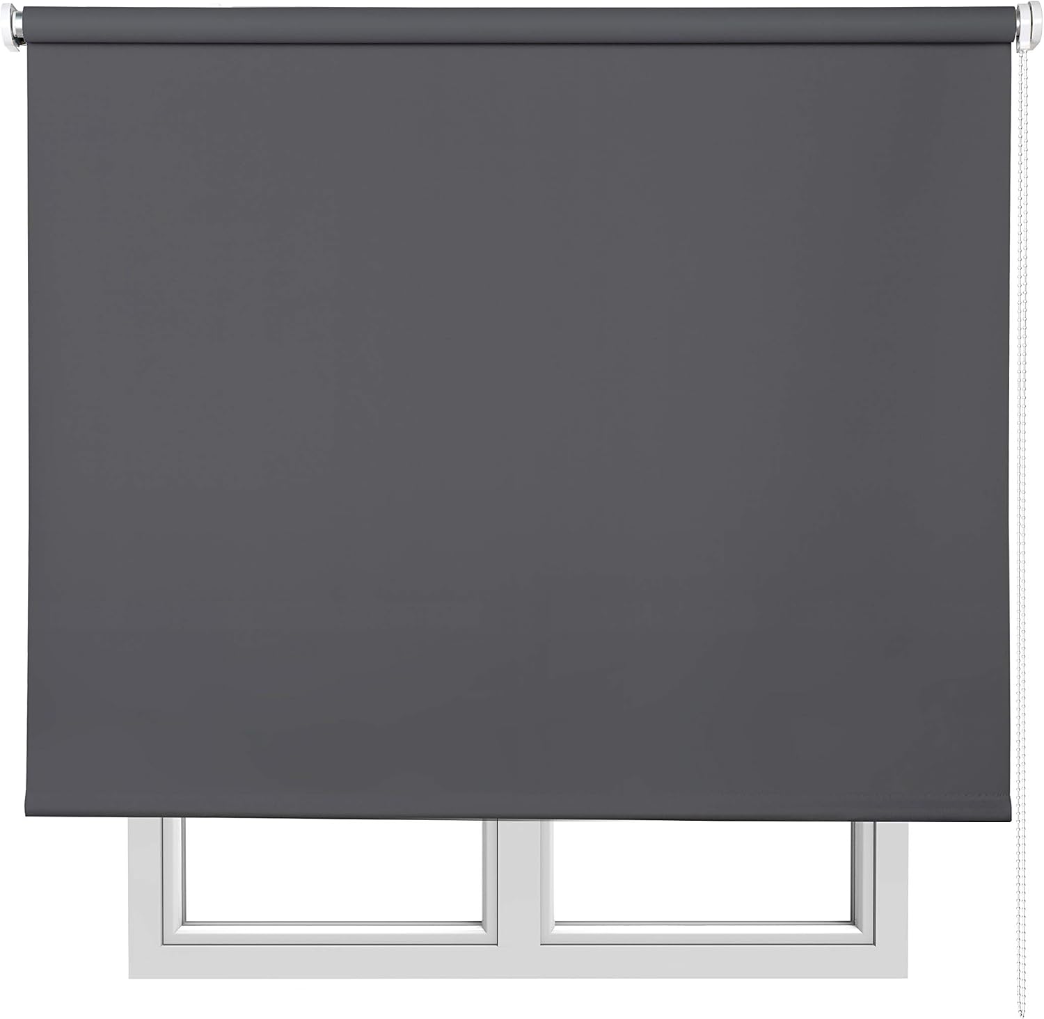 Estor enrollable opaco STORESBASIC Gris Grafito 200x250 cm