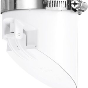 QUARKZMAN Preventor Reflujo Alcantarillado PVC 75 mm Blanco