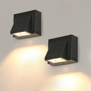 Apliques Pared Exterior LED 2 uds., IP65, 5W 3000K