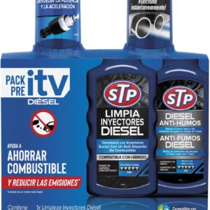 STP Pack Diesel 3 en 1: Limpieza Inyectores + Filtro Partículas + Antihumos