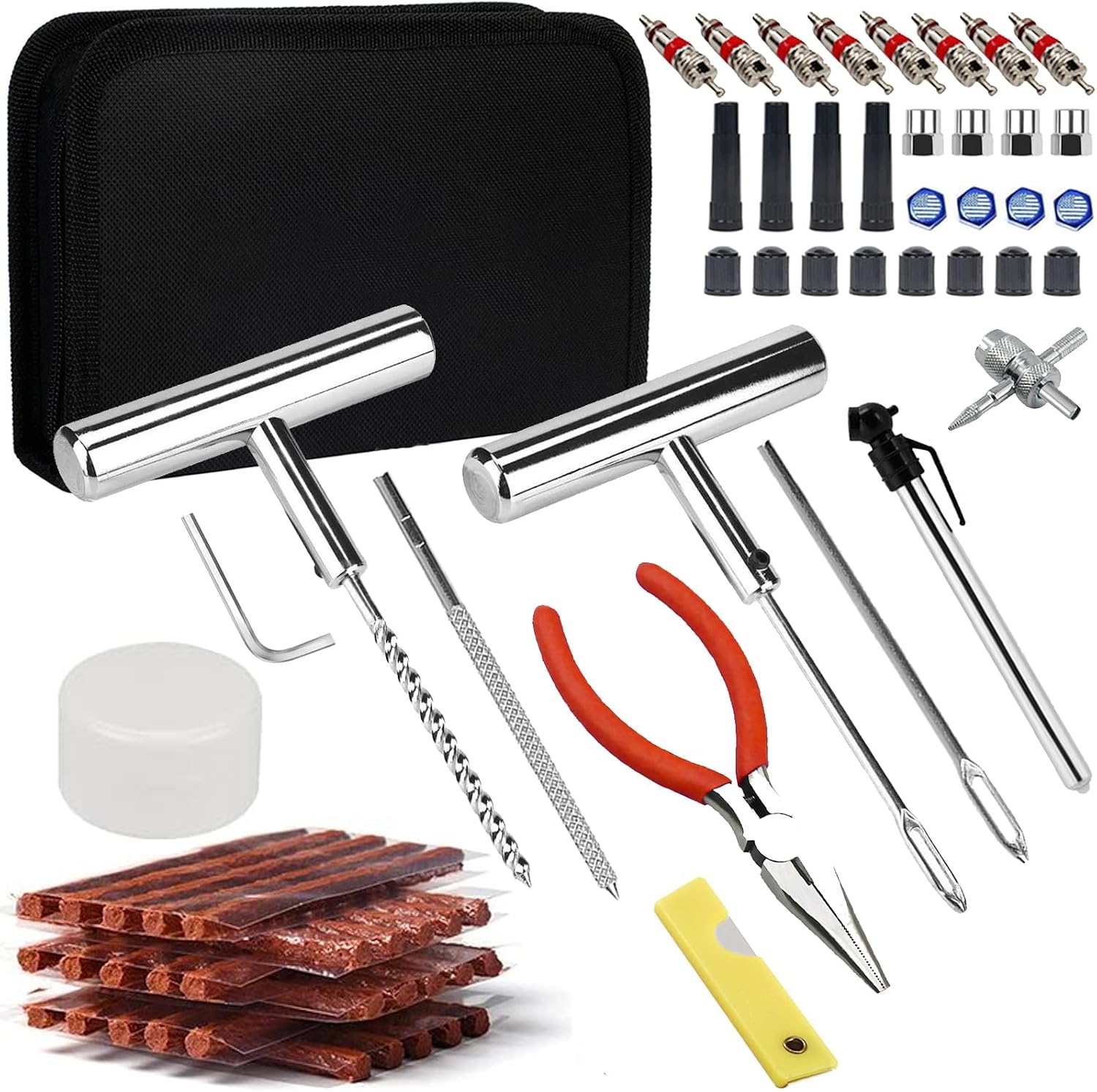 Kit Reparación Pinchazos 70pcs Ghguole para Coche/Moto